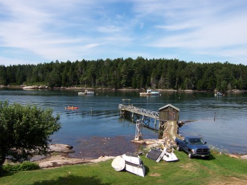 Waterfront seen from #64 cottage deck